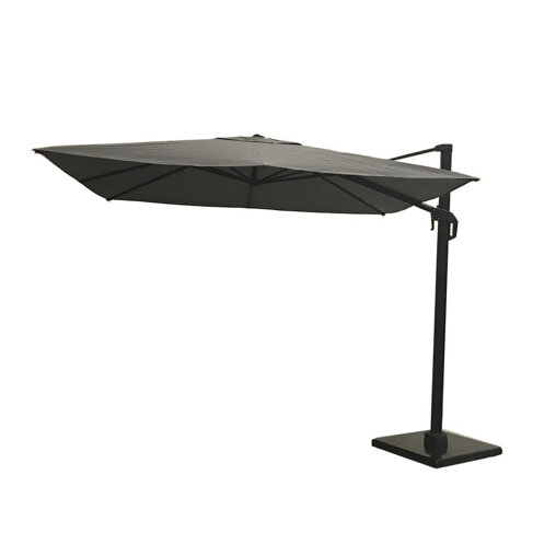 Coolfit zweefparasol PLUS 3 x 3 meter - Antraciet